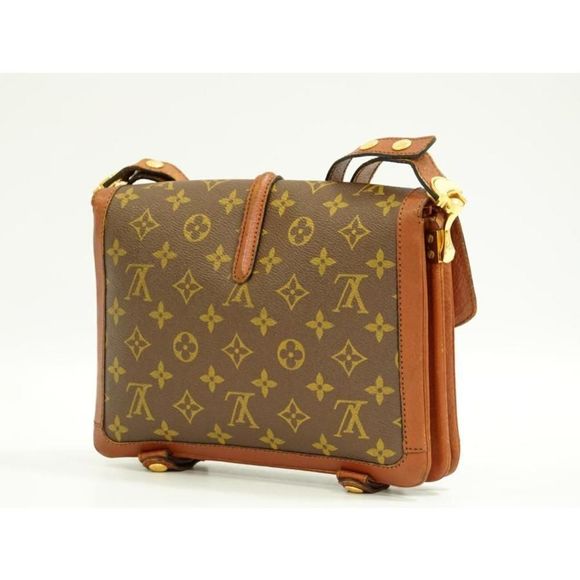 Louis Vuitton Sac Vendome Monogram Shoulder Bag Handbag Brown - Picture 2 of 9